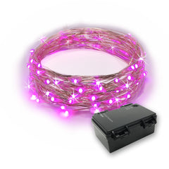 Pink lights battery operated outlet